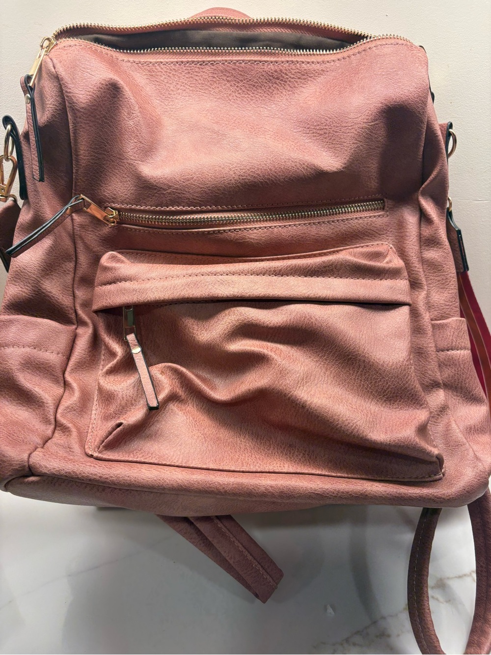 Stylish Dusty Rose Women’s Backpack Bag